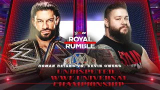 WWE 2K22 (PS5) Roman Reigns vs Kevin Owens (Undisputed WWE Universal Championship)