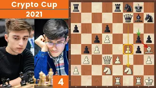 Dr. Smyslov e Mr. Dubov! Miglior Partita del Girone -  Dubov vs  Firouzja | Crypto Cup 2021