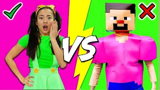 One Color Challenge for 24 Hours ELLIE VS JIMMY | Ellie Sparkles | WildBrain Learn at Home
