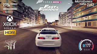 Forza Horizon 2 Presents Fast & Furious Gameplay on Xbox Series X with Auto HDR