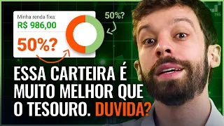 COMO MONTAR A CARTEIRA DE RENDA FIXA PERFEITA COM R$1.000 | NA PRÁTICA e de forma SIMPLES