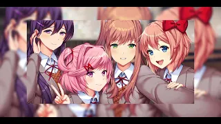 just monika - random encounters { sped up / nightcore }