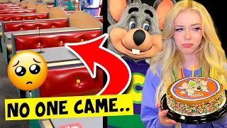 Nobody Came to my Chuck E Cheese Birthday Party...(*sad*)