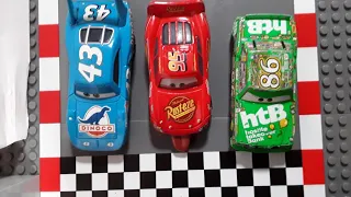 Cars 1 Lightning Mcqueen blows a tire | Stop-Motion