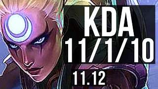 DIANA vs XERATH (MID) | Rank 3 Diana, 11/1/10, 2.2M mastery, Legendary | JP Challenger | v11.12