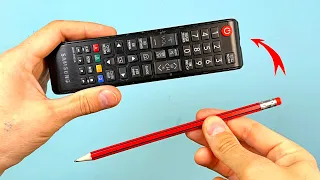 Take an ordinary pencil and fix all the remote controls in your home!