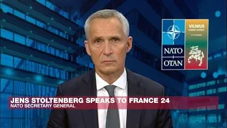 Stoltenberg 'confident Ukraine will move closer to NATO' at Vilnius summit • FRANCE 24 English