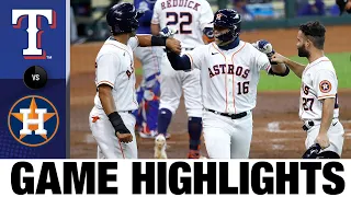 Brantley, Diaz back Greinke's strong start | Rangers-Astros Game Highlights 9/3/20