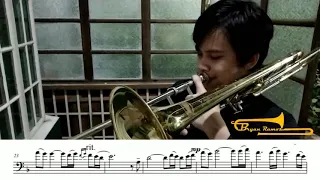 AY KALISUD Solo Trombone arr. Amando San Jose | Play along Music Sheet | BIMC 2021