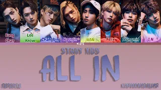 STRAY KIDS - ALL IN [ПЕРЕВОД/КИРИЛЛИЗАЦИЯ/COLOR CODED LYRICS]