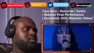 Teya Dora - Ramonda | Serbia 🇷🇸 | National Final Performance | Eurovision 2024 | REACTION