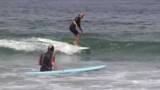 The Legendary Linda Benson Surfing in San Diego County