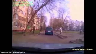 Funny road accidents Russian Road Rage Fails Compilation 2015