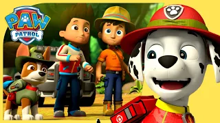 Marshall Saves a Monkey 🐒 + More Cartoons for Kids | PAW Patrol Episodes