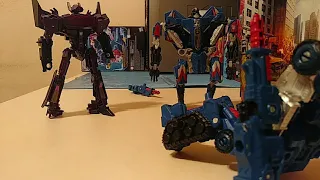 Transformers bumblebee cliffjumpers death scene stop motion