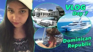 Dominican Republic VLOG: Day 7 / Яхта & Морe Time!