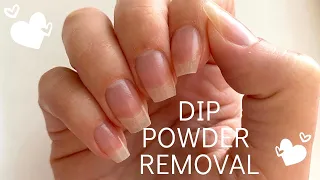 Remove Dip Powder FAST and EASY! | The Secret To Keeping Your Nails From Drying Out In Acetone!