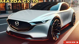 Just REVEALED 2025 Mazda CX-70 Mid Size SUV - FIRST LOOK