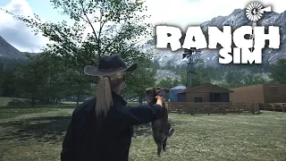 Ranch Simulator| S2| EP11| Breakfast for Margaret, homeless bees and a pet bunny!