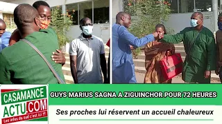 Ziguinchor: Guys Marius Sagna et Fatima Mbengue accueillis chaleureusement par leurs proches...