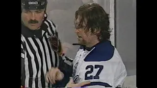 Shayne Corson vs Bryan Berard (rough) - Apr 10, 2002