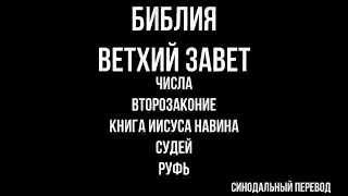 БИБЛИЯ. Ветхий Завет. Числа. Второзаконие. Иисус Навин. Судьи. Руфь. Читает Игнатий Лапкин