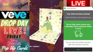 VeVe Drop Day LIVE - Disney Princess Pop Up Card Digital Collectibles Blindbox NFT Drop! Good Luck!!