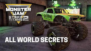 Monster Jam Steel Titans 2: All Trucks World Secrets!