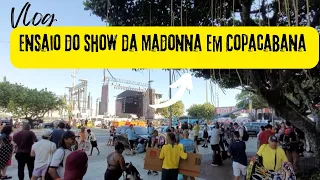 Ensaio para o show épico da Madonna no Rio | The celebration tour in Rio