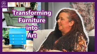 The Art DEN Episode 9: Furniture Art in "Grandma's Attic" with Niki Mellor