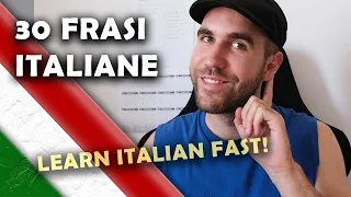 Learn Italian with 30 Italian sentences (listen and memorise) | Learn Italian