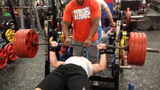 405 lb Raw Bench Attempt @ 242 lbs & 18 Years Old