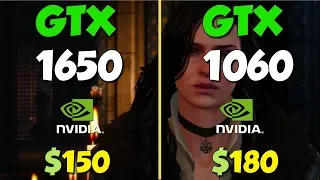 GTX 1650 vs GTX 1060 Test in 9 Games