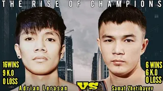 Pinoy Latest Fight 2024: Adrian Lerasan (Ph) Vs Samat Zhetibayev (Kazakhstan) NEW WBC ASIA CHAMPION!