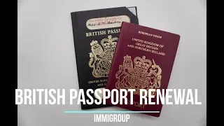 British passport renewal – outside the UK
