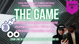 WORLD CHAMPION Trading Strategies from Oliver Kell (900%+) & October 21 Crypto & Stocks Watchlist