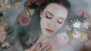 Anxiety Relief ASMR | Soothing Flower bath, Reading Spells, & Soft Whispers