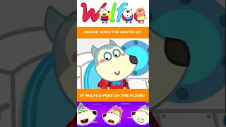 (WoIfoo) Wolfoo Pees on The Plane Part 02 #Shorts