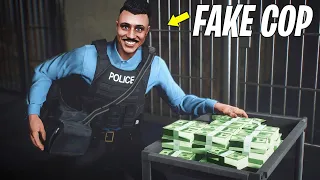 Robbing Banks as Fake Cop in GTA 5 RP..