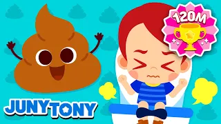 💩Poo Poo Song💩 | Let’s Poo in the Potty | Poop Song | Good Habit Songs for Kids | JunyTony