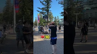 Rating Strangers Shots In Australia 🏀 (last reaction is wild) 😂