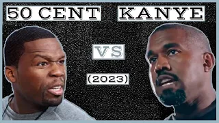 Kanye West vs 50 Cent - Live Rap Battle [2023] (AI)