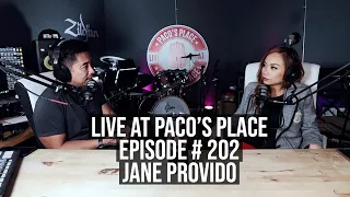 Jane Provido EPISODE # 202 The Paco's Place Podcast