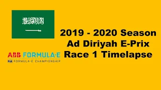 Formula E - 2019 Ad Diriyah E-Prix Race 1 Timelapse