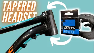 HOW TO REPLACE TAPERED SEMI-INTEGRATED HEADSET IN YOUR MTB BIKE | #TAPERED #MTB #HEADSET
