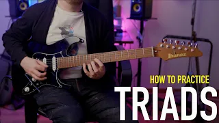 How to practice Triads...