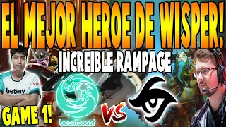 BEASTCOAST vs SECRET [GAME 1] BO2 - El Mejor Héroe de WISPER + Rampage - THE INTERNATIONAL 10 DOTA 2