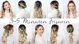 3 MINUTEN FRISUREN - unkompliziert und schnell! 10 Frisuren für den Alltag - TheBeauty2go