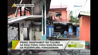 One North Central Luzon: Tulong Para sa mga Nasunugan