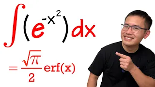 the impossible integral of e^(-x^2) & the error function